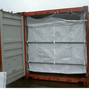 Custom PE Film Dry Bulk Container Liner Bag for Fertilisers Seeds Powders bulk liner bag in 20ft container